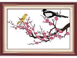 Cách làm Tranh Thêu Chữ Thập đẹp như một bức &#8220;Phong Hoa Tuyết Nguyệt&#8221; dành cho người mới vào