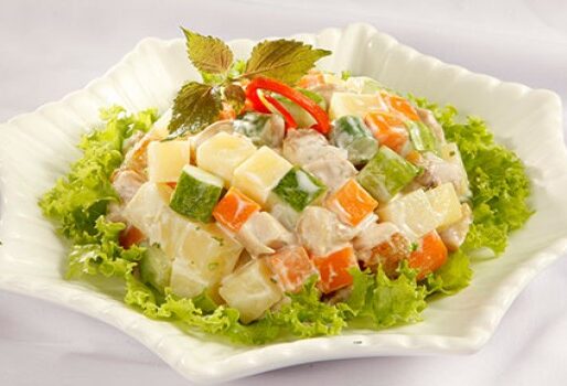 Salad thịt gà khoai tây