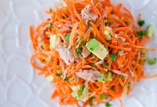 Salad cà rốt cá ngừ