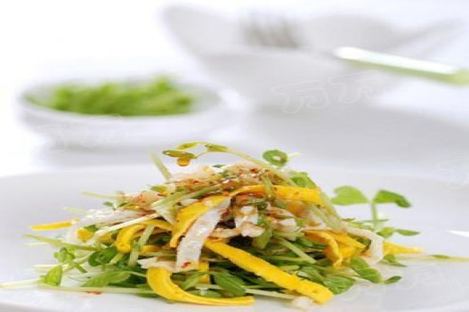 Salad rau mầm và trứng